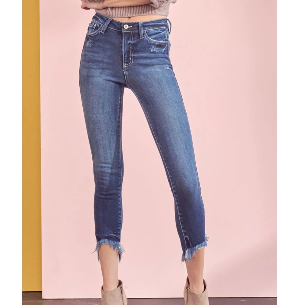 KanCan High Rise Ankle Skinny Jeans